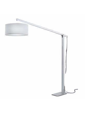 Lámpara de pie Mastil madera blanco - Brilliance