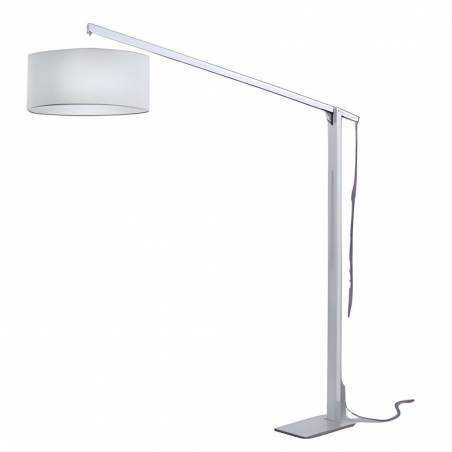 Lámpara de pie Mastil madera blanco - Brilliance