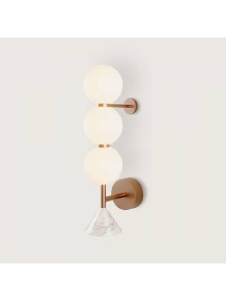 Aplique de pared Soko LED mármol - Aromas