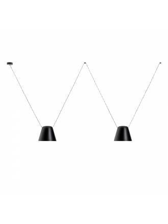 Lámpara colgante Attic 2L Ø24cm - Leds C4