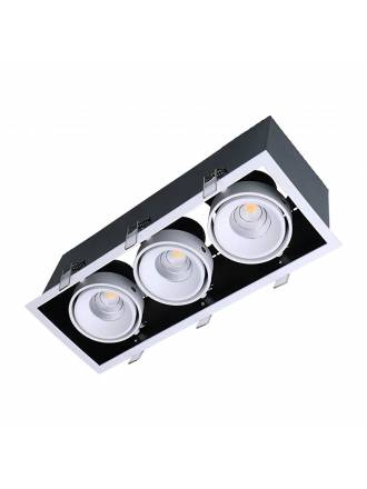 Foco empotrable Kardan Box LED 3x13w - Maslighting