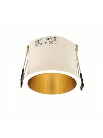 MASLIGHTING Aurum white + gold recessed light