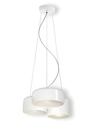 Lámpara colgante Pot E27 blanco - Ole