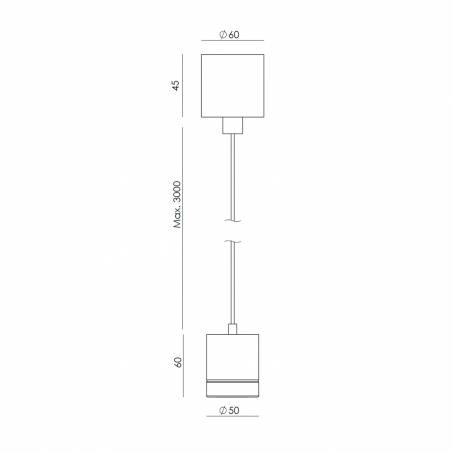AROMAS Tea LED 6w marble pendant lamp