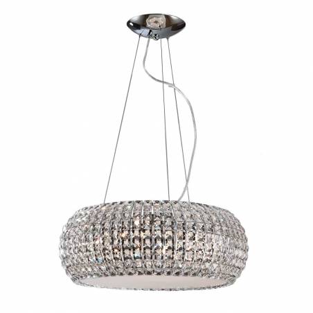 SCHULLER Diamond 54cm pendant lamp 9L G9 chrome