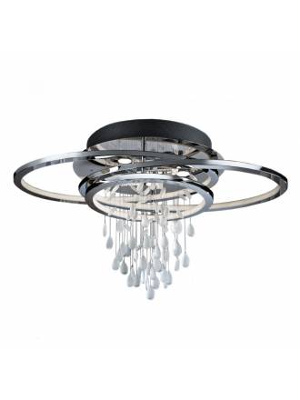 Plafón de techo Bruma LED 68+35w cromo - Schuller