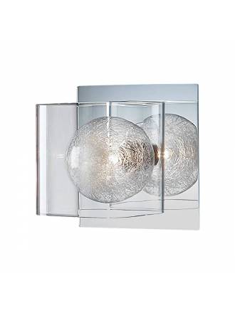 Aplique de pared Eclipse 1L G9 LED cristal - Schuller