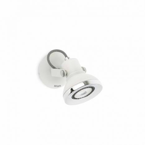Aplique de pared Ring 1 luz blanco - Faro