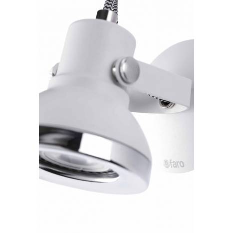 Aplique de pared Ring 1 luz blanco - Faro
