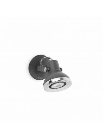 Aplique de pared Ring 1 luz gris de Faro