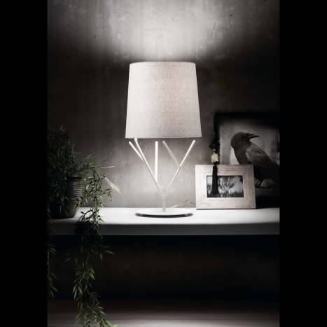 FARO Tree table lamp 1L steel and fabric