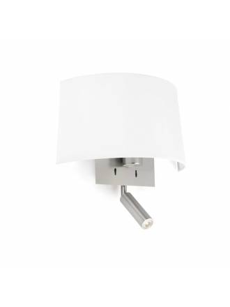 FARO Volta wall lamp 2L nickel