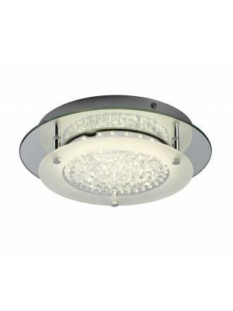 Mantra Crystal ceiling lamp LED 21w round 45cm