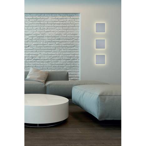 MANTRA Bora Bora wall lamp LED square white