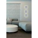MANTRA Bora Bora wall lamp LED square white