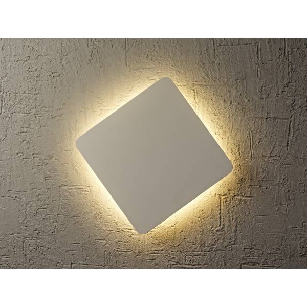 MANTRA Bora Bora wall lamp LED square silver