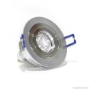 Round recessed light LED 6w aluminium