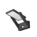 Aplique de pared Proa 2,5w LED solar negro de Beneito Faure