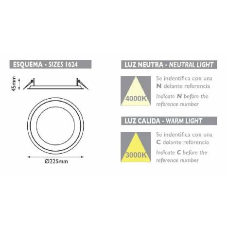 Downlight Halo Eco LED 20w blanco de Ole