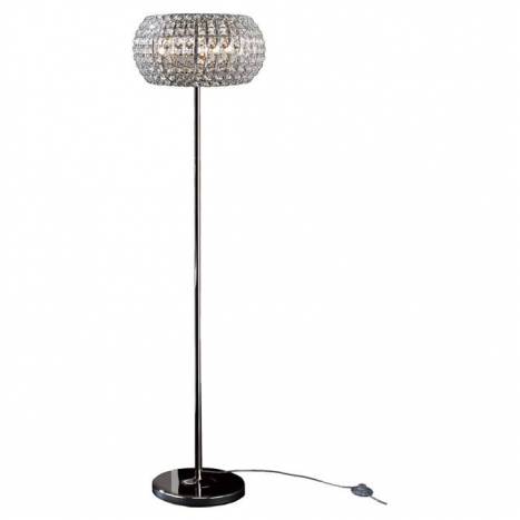 SCHULLER Diamond floor lamp 6 lights chrome