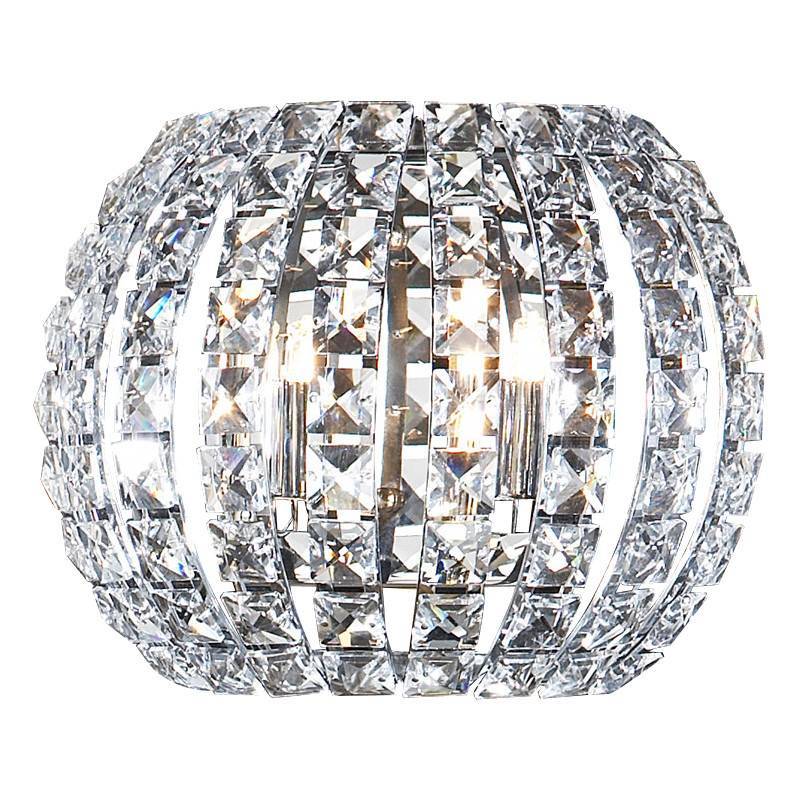 Aplique de pared Diamond 2 luces cristal de Schuller Aplique de pared Diamond 2 luces cristal de Schuller