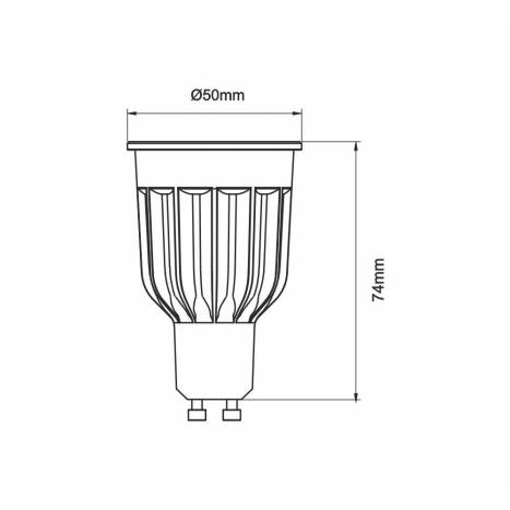 BENEITO FAURE Power GU10 LED 12w 60º