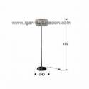 SCHULLER Diamond floor lamp 6 lights chrome