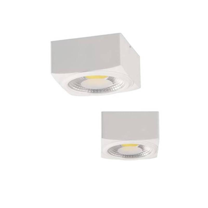 Plafon de techo Atrezzo LED aluminio blanco - ACB Plafon de techo Atrezzo LED aluminio blanco - ACB